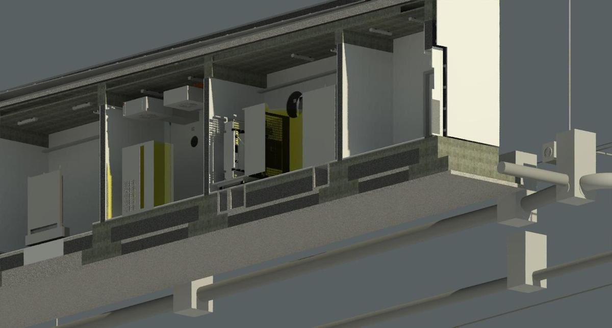 Stazione di Lercara — modello BIM